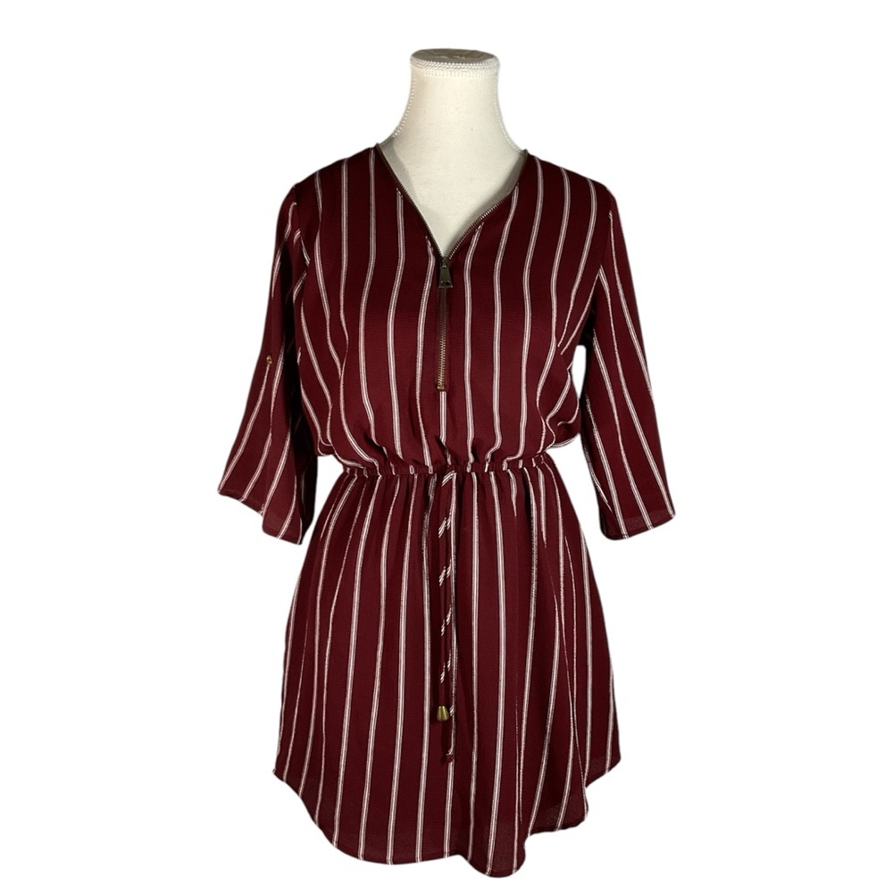 Red Stripe Dress Size S